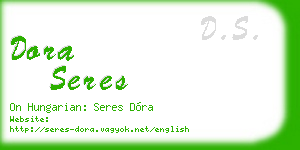 dora seres business card